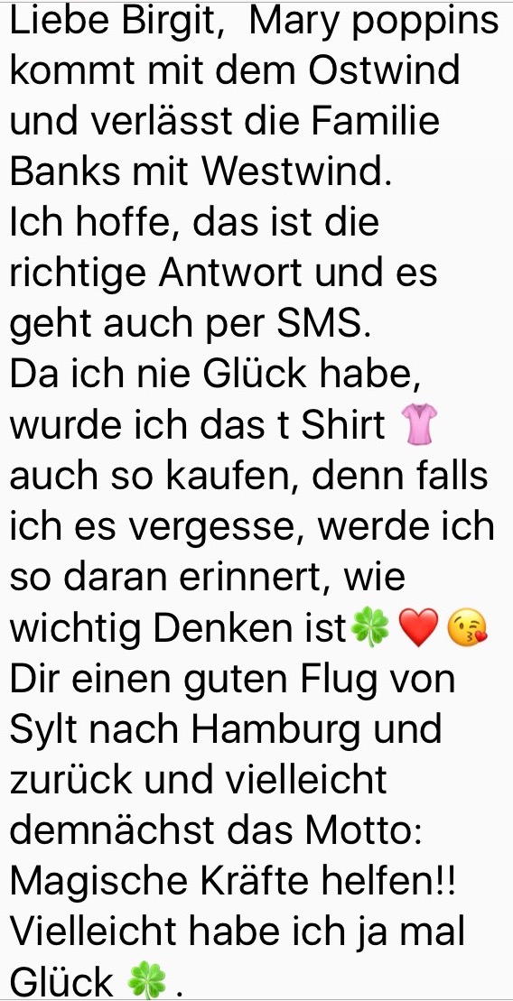 Glück haben