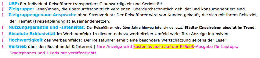 Anzeigentext