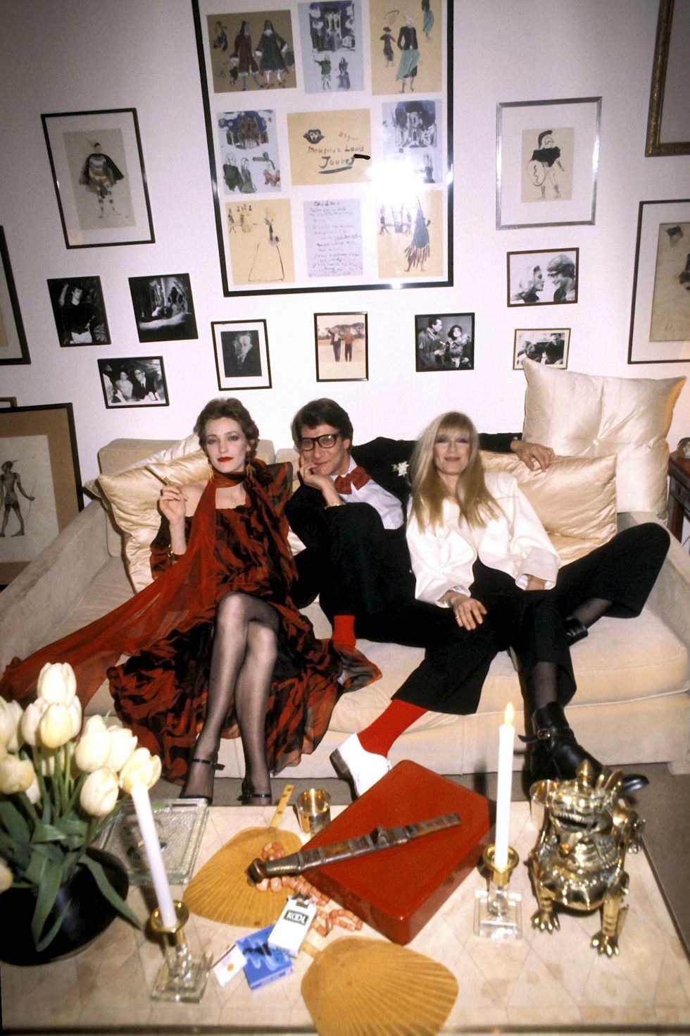 Loulou, Yves, Betty Catroux