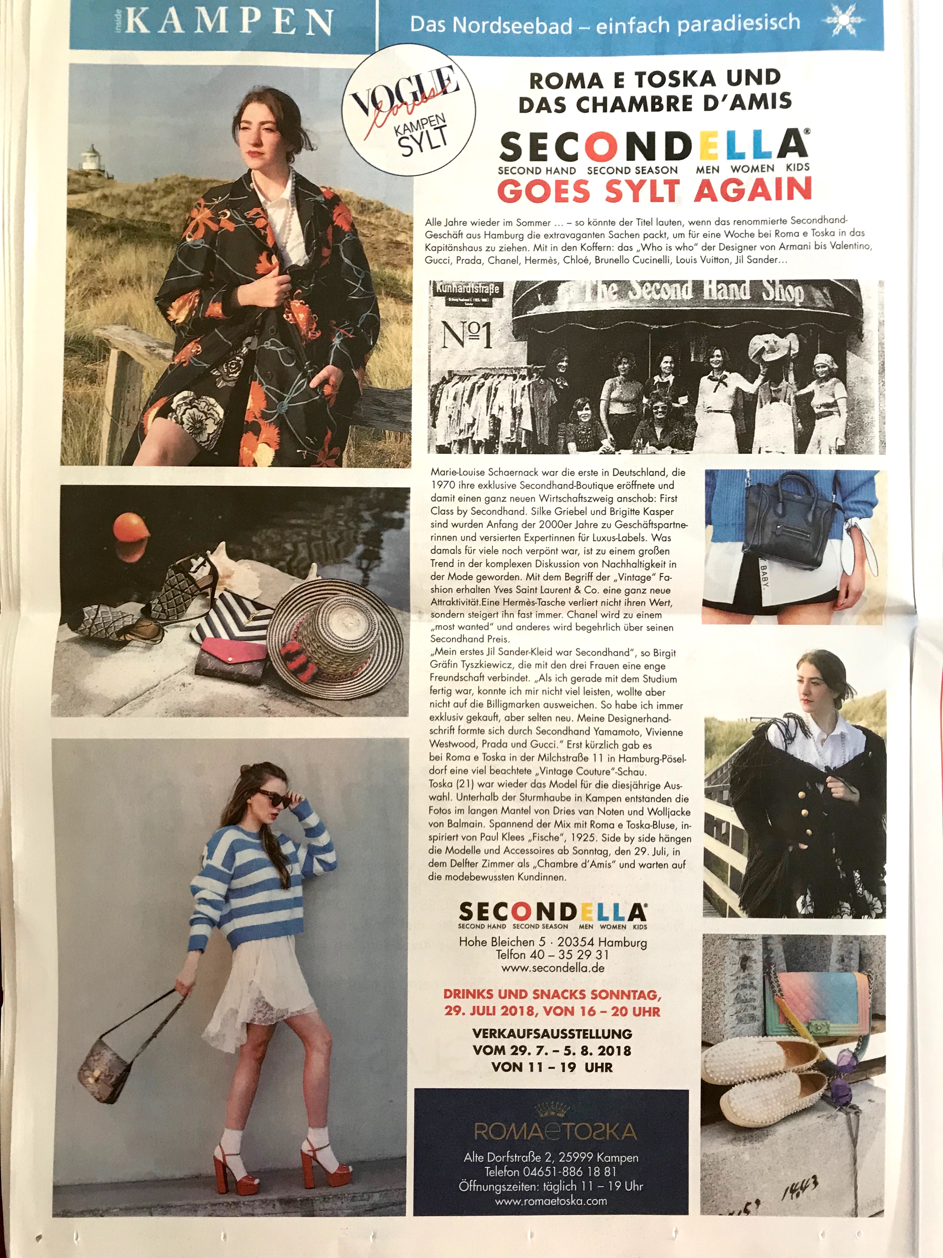 Secondella goes Sylt