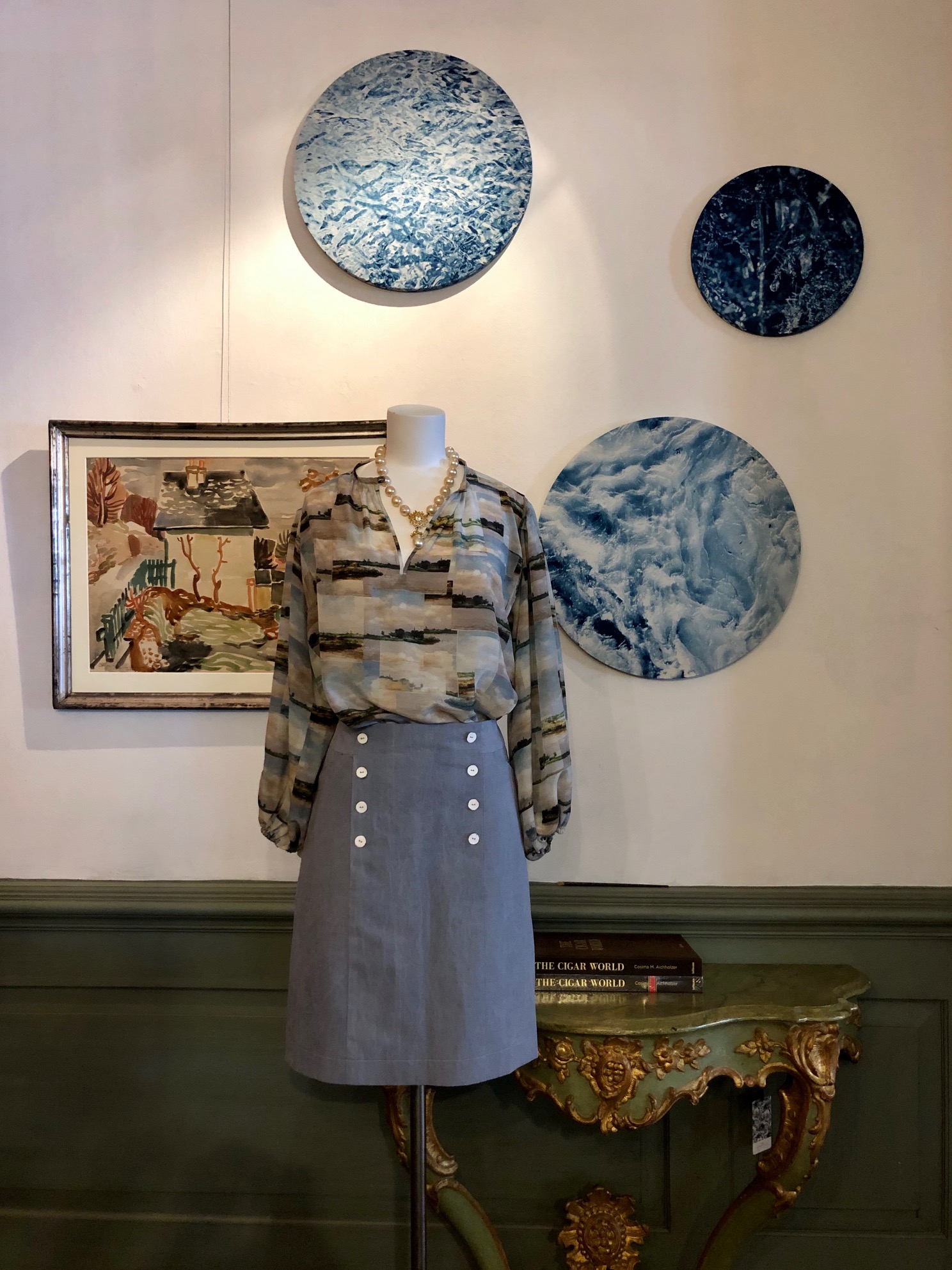 Holland Postcard Bluse