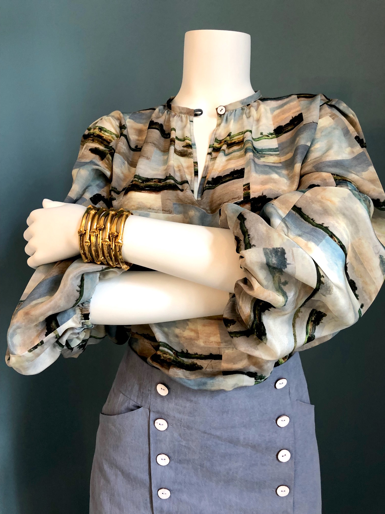 Holland Postcard Bluse