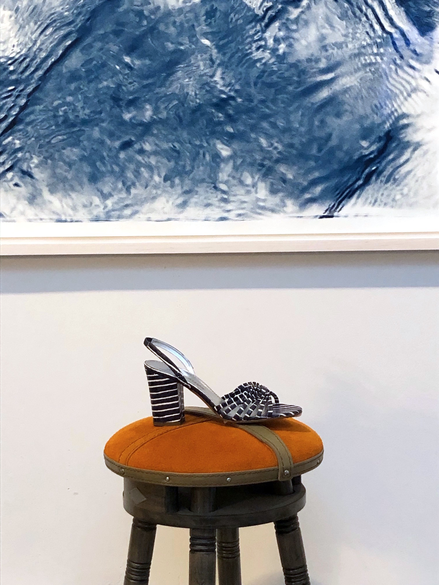 Pinstripe Sandale