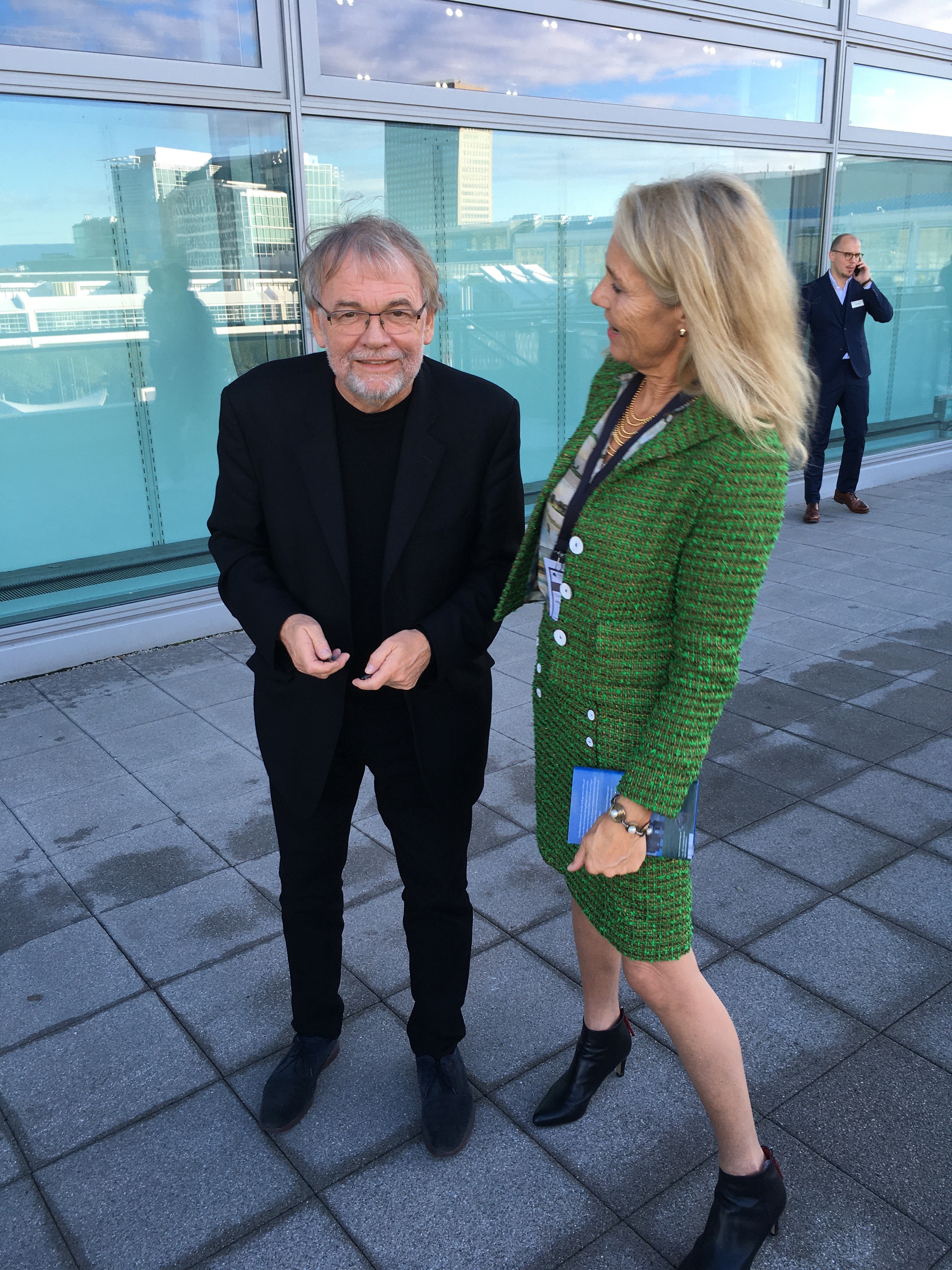 1. Foto Jostein Gaarder und CvK