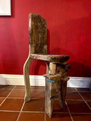 MAGPIE ART COLLECTIVE CHAIR, BRAUN