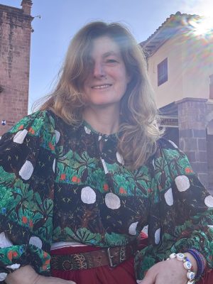 PUFFARM KINDERMOND BLUSE, MULTI